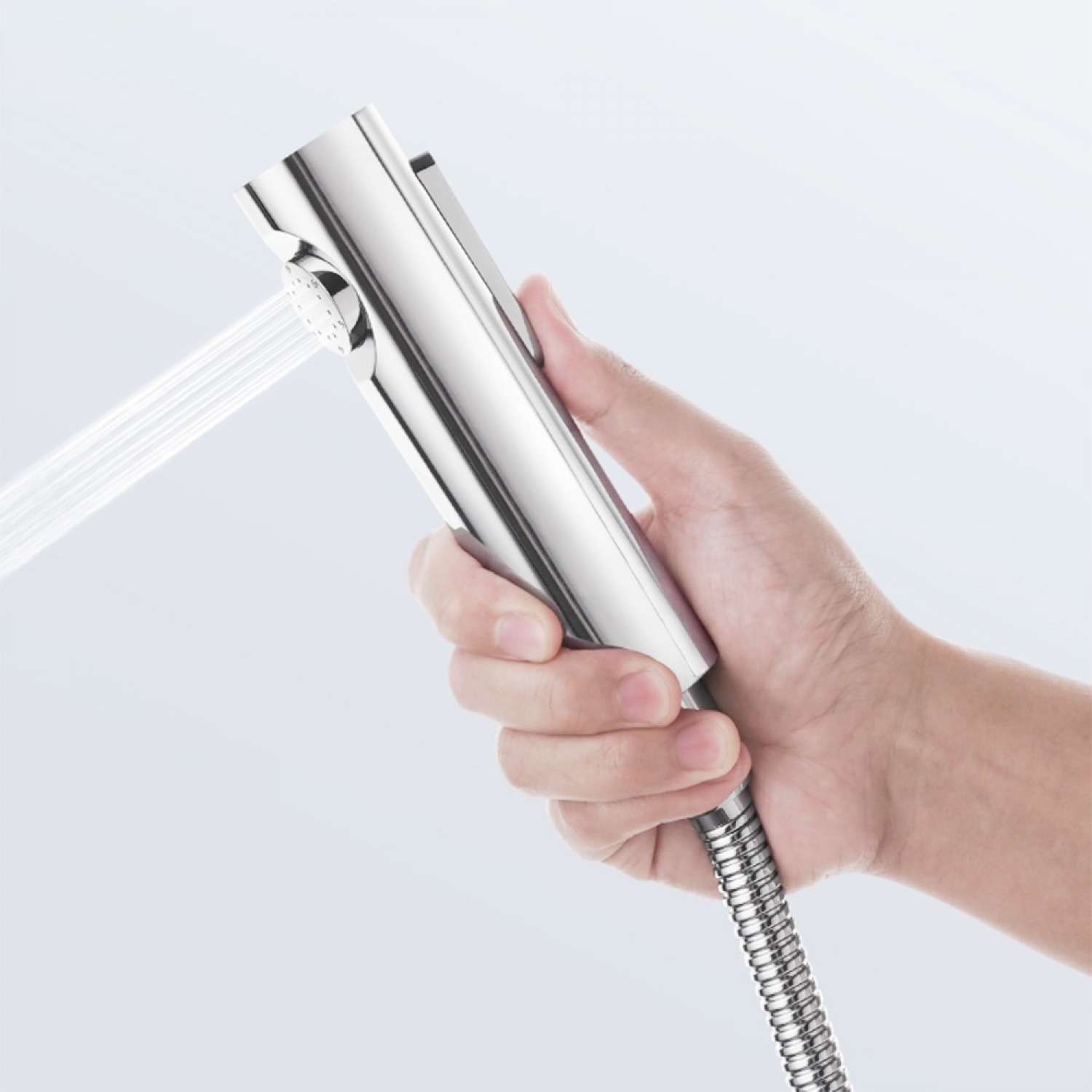 VERNO หัวสายฉีดชำระรุ่น Premium ด้ามกด ชุบโครเมี่ยม VN-20001