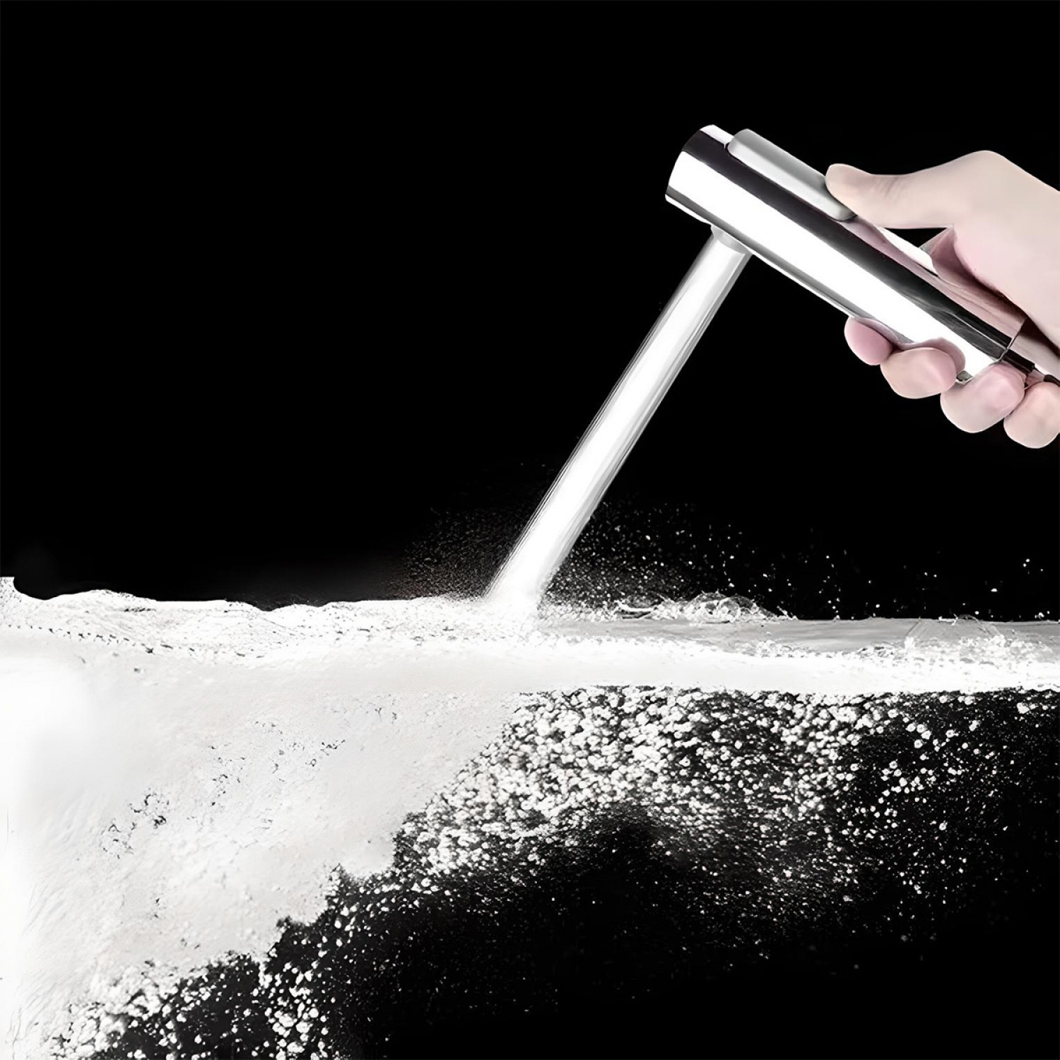 VERNO หัวสายฉีดชำระรุ่น Premium ด้ามกด ชุบโครเมี่ยม VN-20001