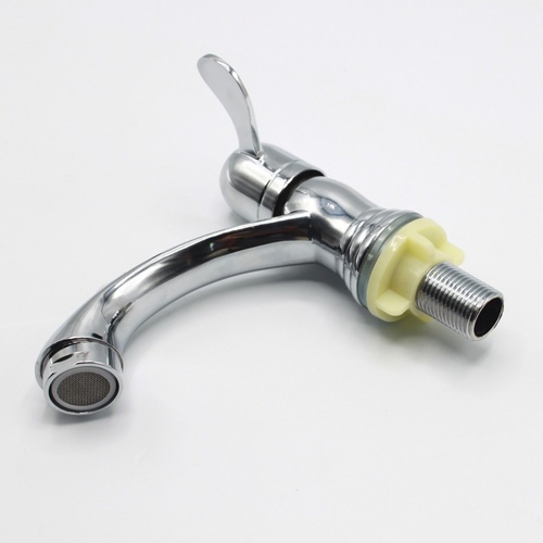 Iris ก๊อกอ่างล้างหน้าด้ามปัดทรงโค้ง ใบพาย รุ่น IR-51111