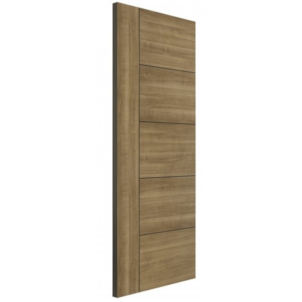 HOLZTUR ประตูปิดผิวเมลามีน HT1 80x200 ซม. X-CA สีคาปูชิโน่