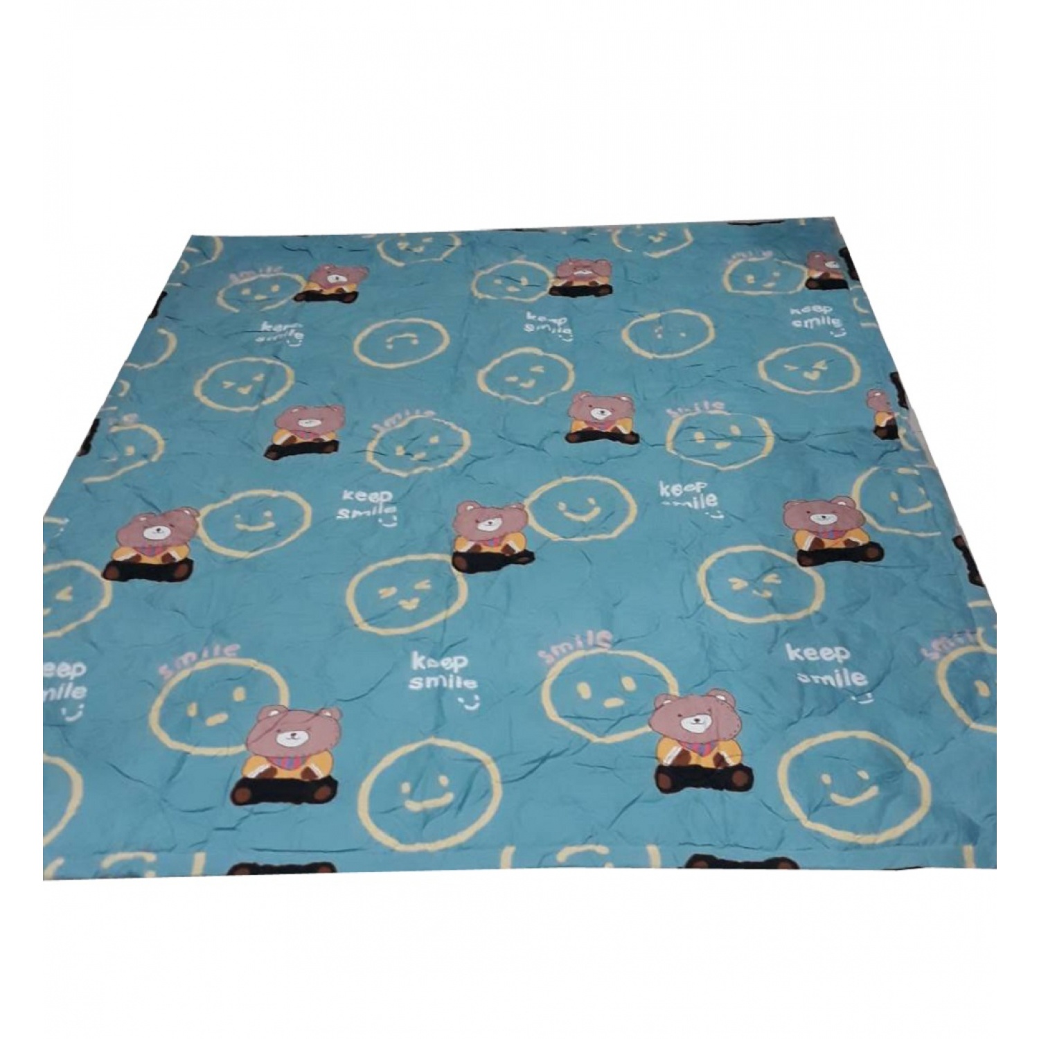 ผ้าหุ่มลาย Teddy  ขนาดสินค้า 60×80 นิ้ว น้ำหนักเส้นใย 1,000 กรัม เขียว