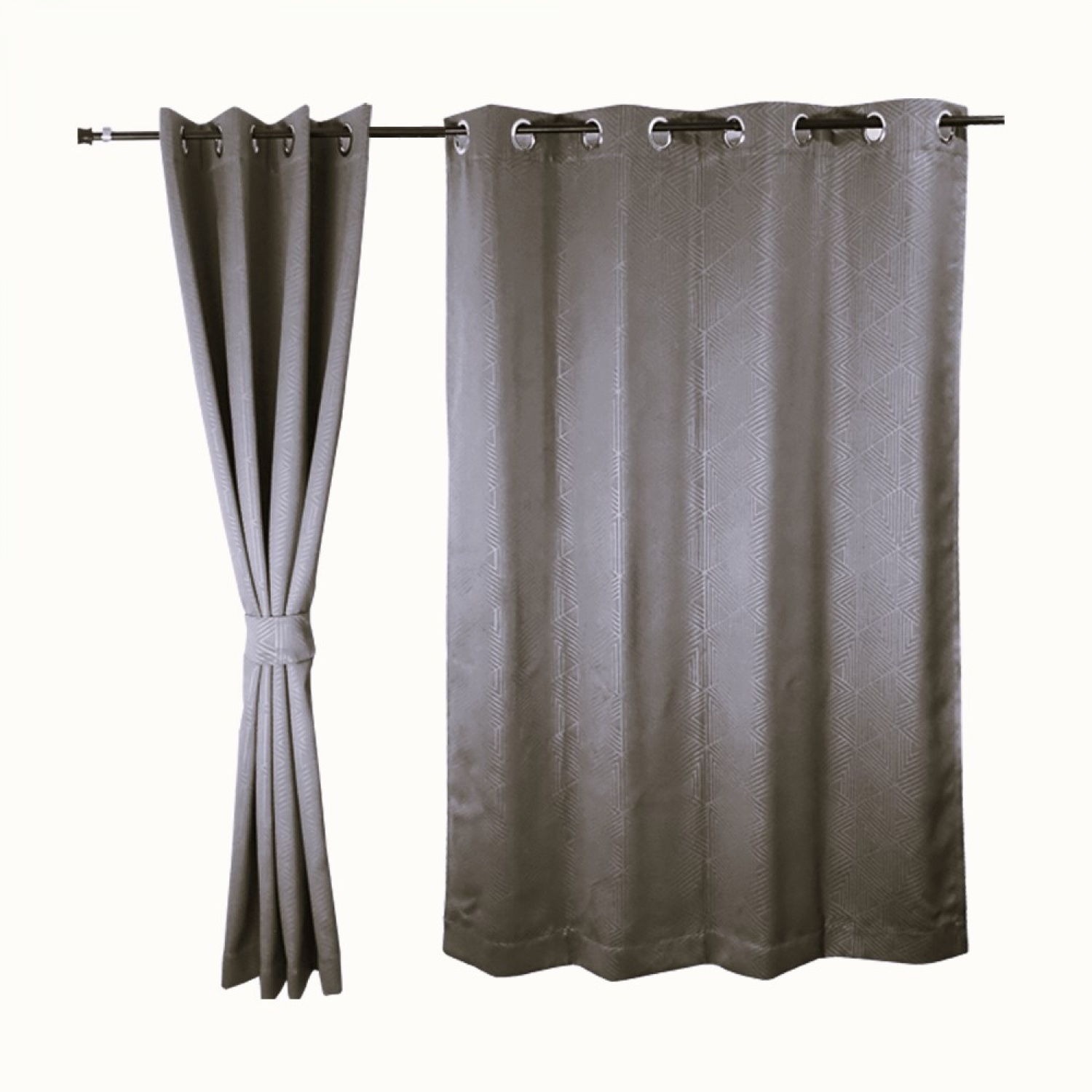 DAVINCI ม่านประตู รุ่น COSMO ขนาด 150 x250 ซม. สีน้ำตาล