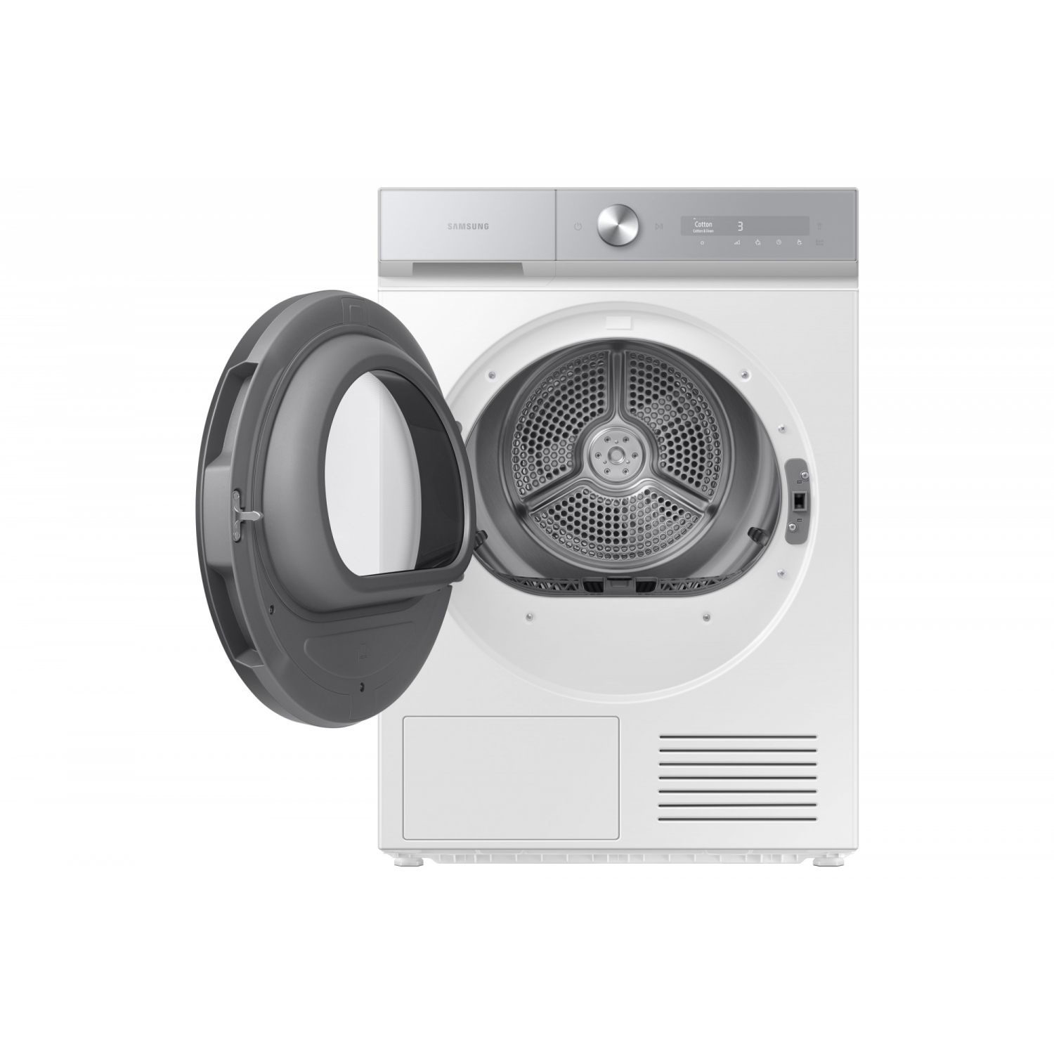 SAMSUNG เครื่องอบผ้า ขนาด 10 กก. DV10BB9440GHST  สีขาว