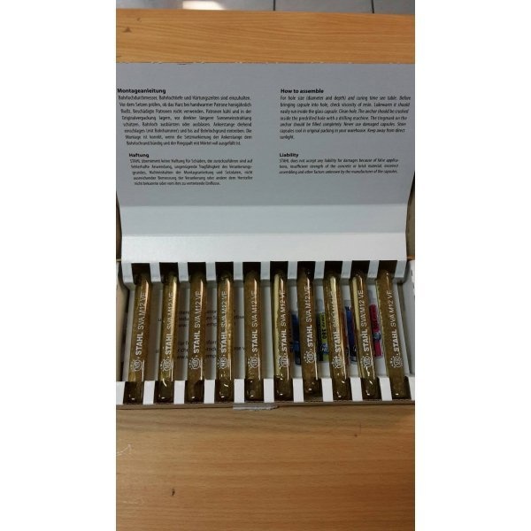 พุกเคมีชนิดปั่น+สตัด ขนาด M12*160