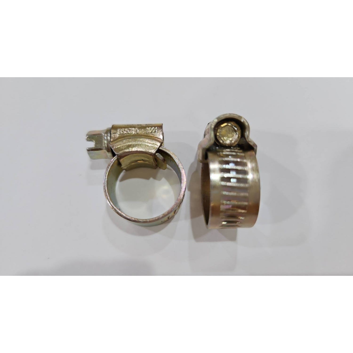 FIX-XY เข็มขัดรัดสายแก๊ส3/8-1/2 (แพ็ค2) สีทองเหือง