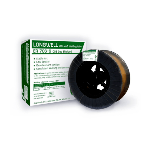 Longwell ลวดเชื่อม Co2 เหล็ก (Flux core) 0.8mm. รุ่น E71T-GS (5Kgs./ลัง)