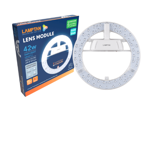 LAMPTAN หลอดไฟเพดาน แผงแม่เหล็ก LED LENS 42W แสงเดย์ไลท์