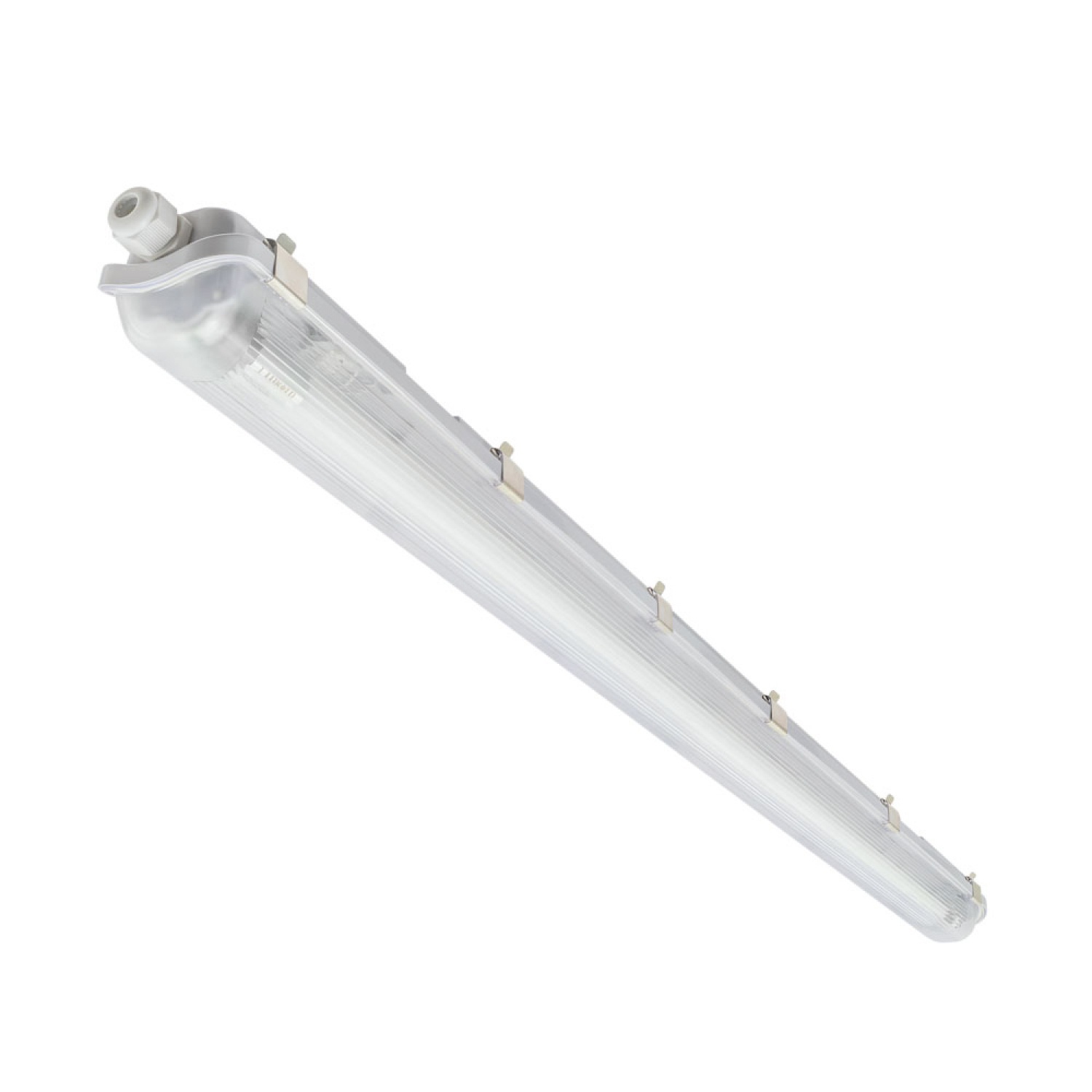 LAMPTAN โคมกันน้ำกันฝุ่นพร้อมหลอด LED T8 1X20W แสงเดย์ไลท์ รุ่นลิ้นการ์ด
