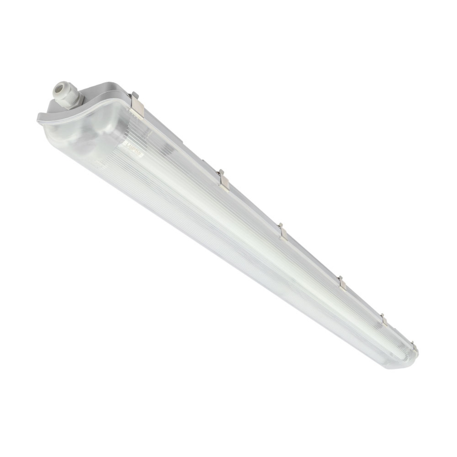 LAMPTAN โคมกันน้ำกันฝุ่นพร้อมหลอด LED T8 2X20W แสงเดย์ไลท์ รุ่นลิ้นการ์ด