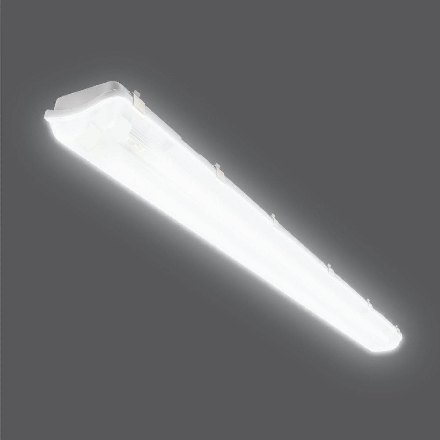 LAMPTAN โคมกันน้ำกันฝุ่นพร้อมหลอด LED T8 2X20W แสงเดย์ไลท์ รุ่นลิ้นการ์ด