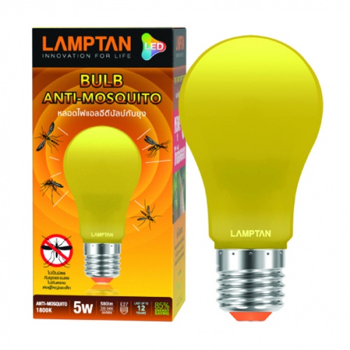 LAMPTAN หลอดไฟไล่ยุง / ไล่แมลง LED BULB 5W E27