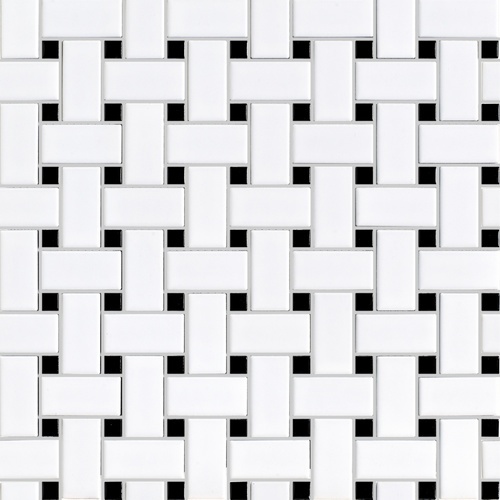 Marbella โมเสค 31.6x27.7x0.5 ซม. บิสก้า C0309TC ขาว