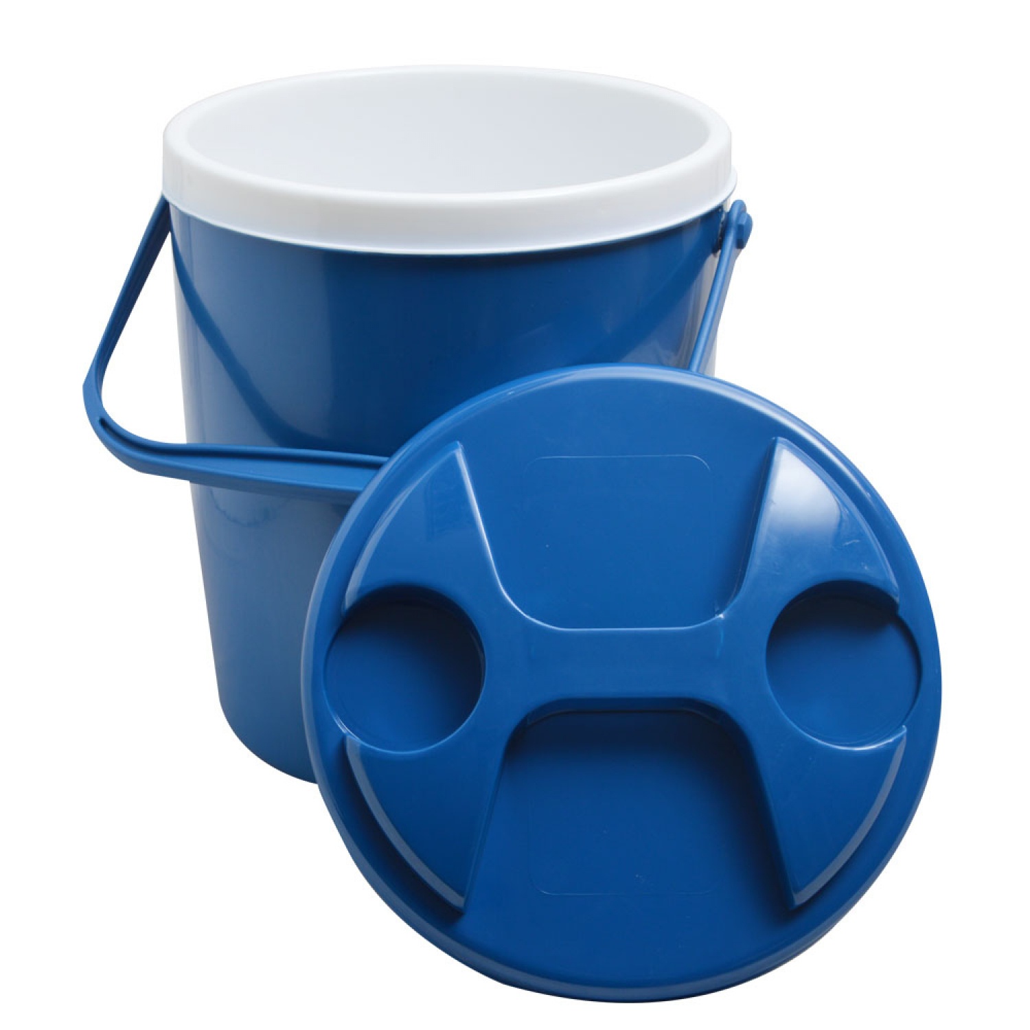 RUENGWA กระติกน้ำ ขนาด 12 ลิตร พร้อมที่วางแก้ว สีน้ำเงิน