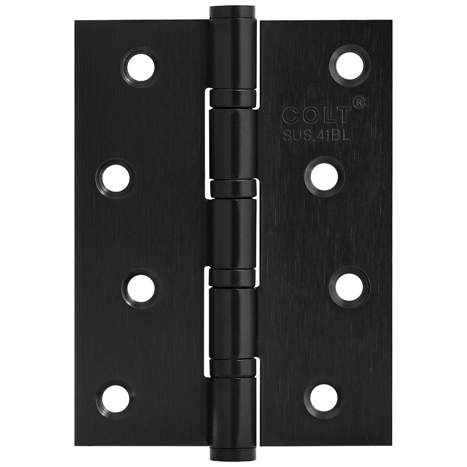 COLT บานพับประตูสเตนเลสเรุ่น 41 ขนาด 4 x 3 นิ้ว x 2 มม. (แพ็ก 3 ชิ้น) สีดำ(Limited edition)