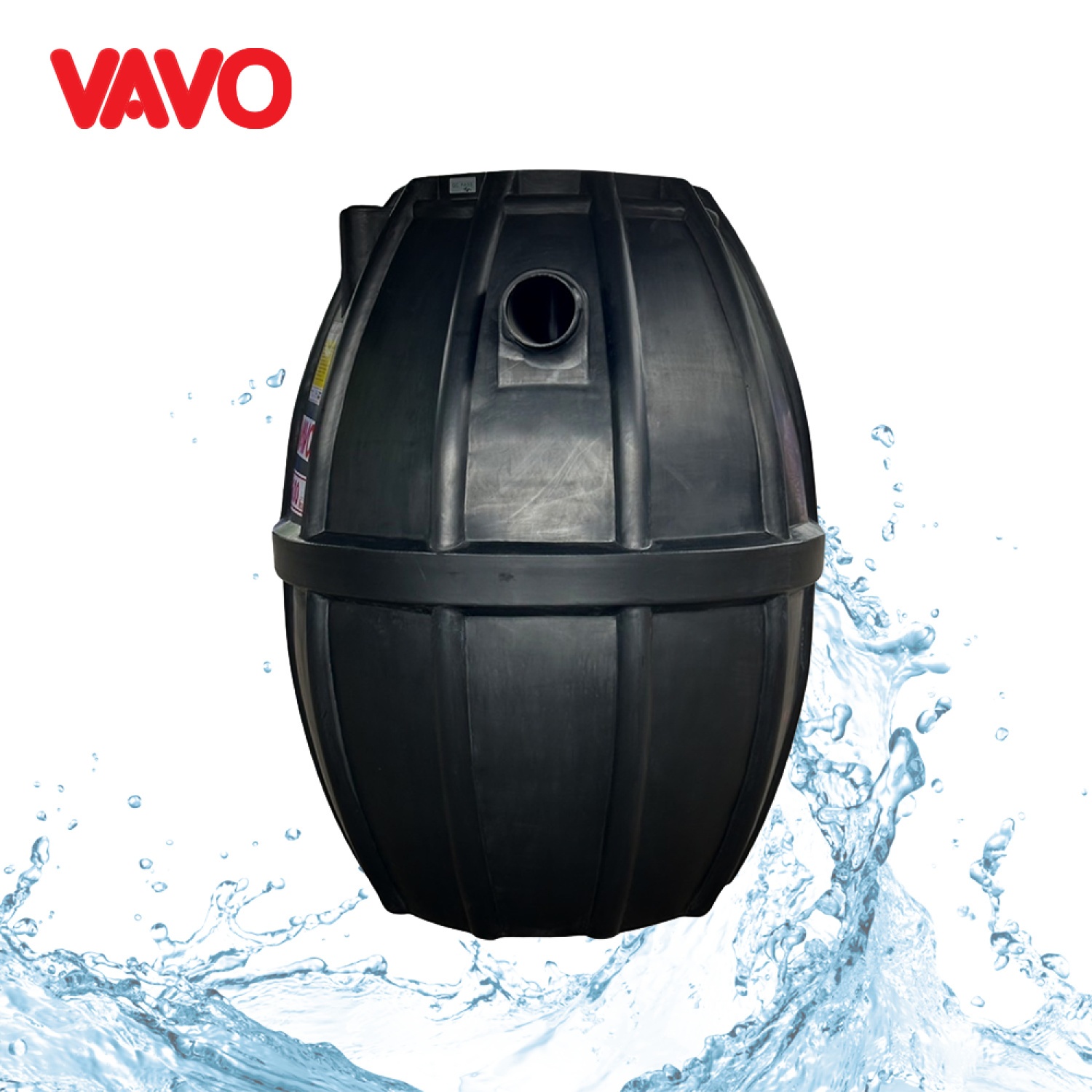 VAVO ถังบำบัดน้ำเสีย 600L รุ่น KING ทรงสูง 