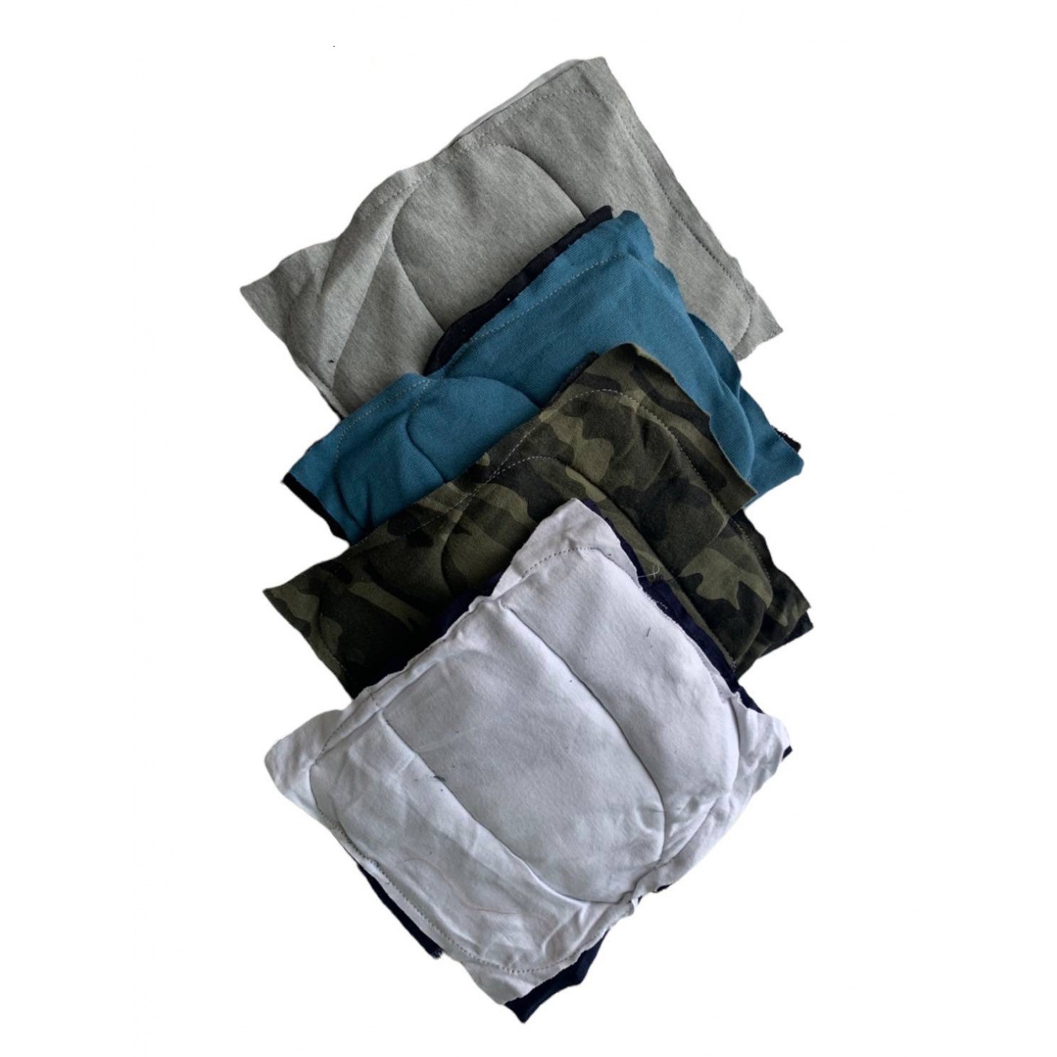 ผ้าเย็บวนคละสี 10 kg. ขนาด 10x10 นิ้ว