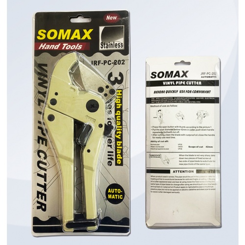 SOMAX กรรไกรตัดท่อ PVC รุ่น pc202 ขนาด 42มม.