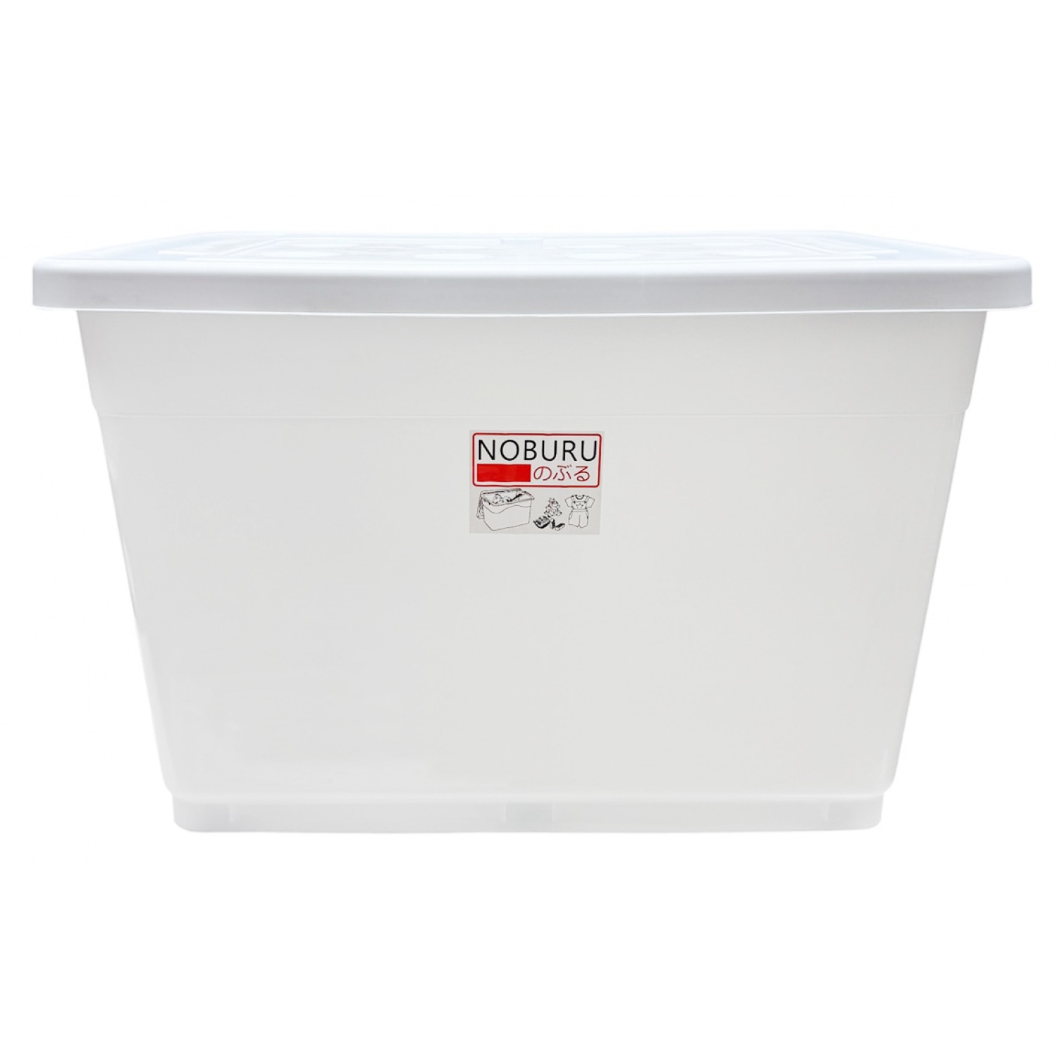 NOBURU กล่องเก็บของ 160L มีล้อ ขนาด 59x79x76 cm. รุ่น FG/G BOX#160 สีใส