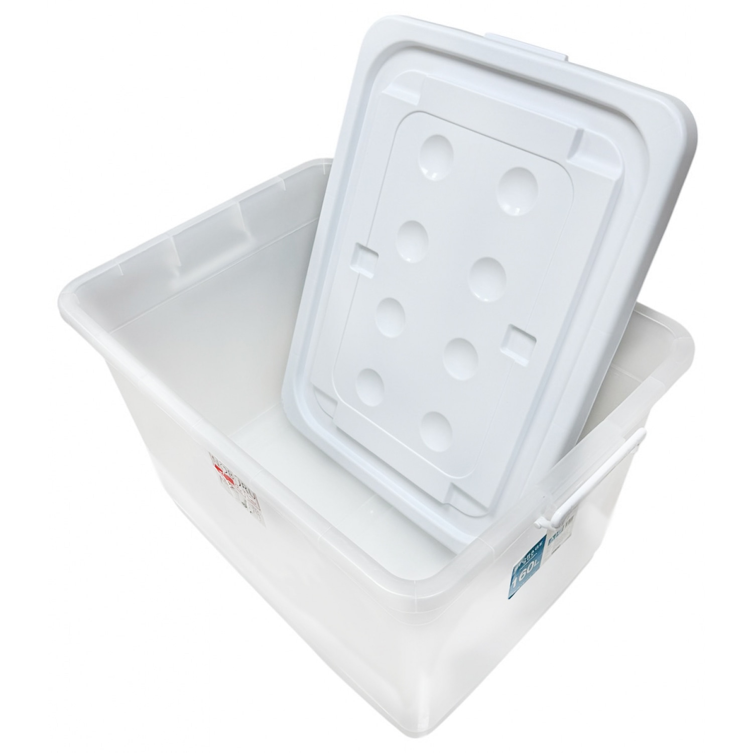 NOBURU กล่องเก็บของ 160L มีล้อ ขนาด 59x79x76 cm. รุ่น FG/G BOX#160 สีใส