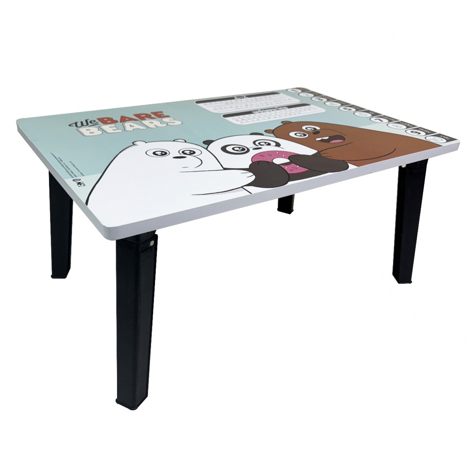 โต๊ะญี่ปุ่น  40x60 ซม. We Bare Bear สีฟ้า 
