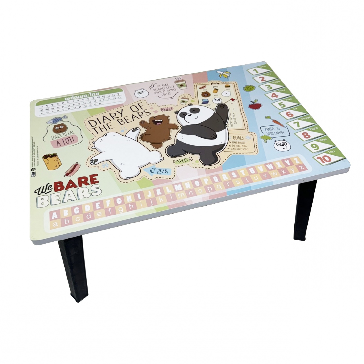 โต๊ะญี่ปุ่น 40x60 ซม. WBB V.2สีเขียว