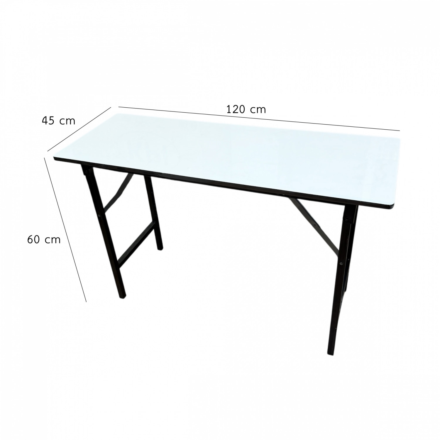 DELICATO โต๊ะเอนกประสงค์หน้าขาว (เมลามีน)  ขนาด 120x45x75 ซม.สีขาว
