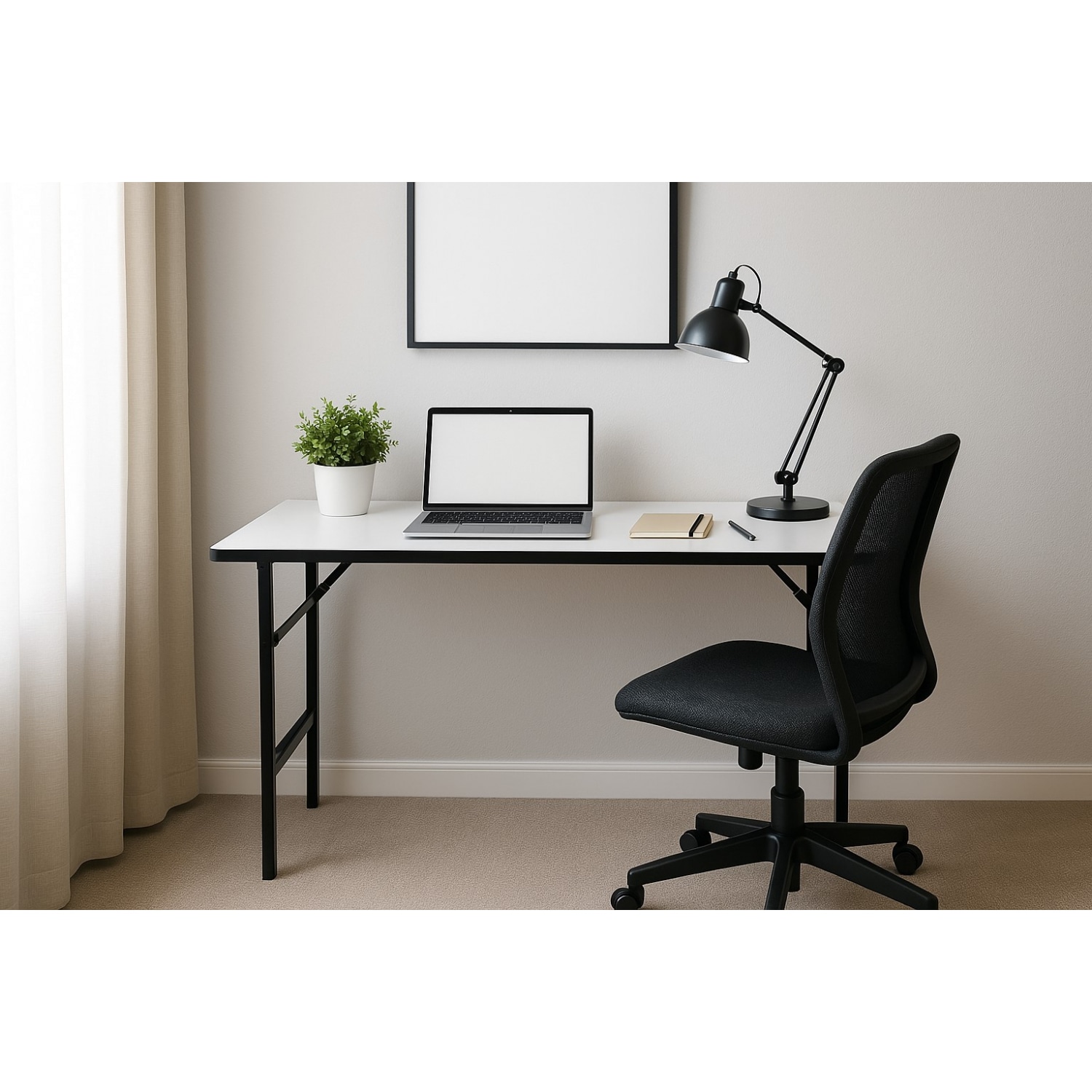 DELICATO โต๊ะเอนกประสงค์หน้าขาว (เมลามีน)  ขนาด 120x45x75 ซม.สีขาว
