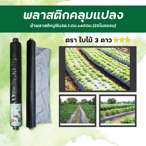 ក្រណាត់ប្លាស្ទិចក្រាលដី 1.0x400m (កំរាស់25Micron)