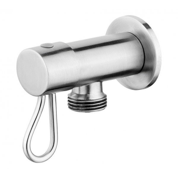 VRH ก๊อกเดี่ยวฝักบัวแบบติดผนังสเตนเลส  304 รุ่น HFVSB-3120K5 สีซาติน