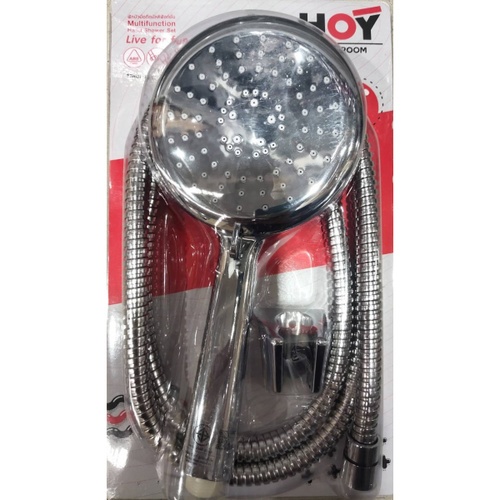 HOY ชุดฝักบัวสายอ่อน 3 ระดับ รุ่น FJHOF-F3172WS สีโครเมี่ยม