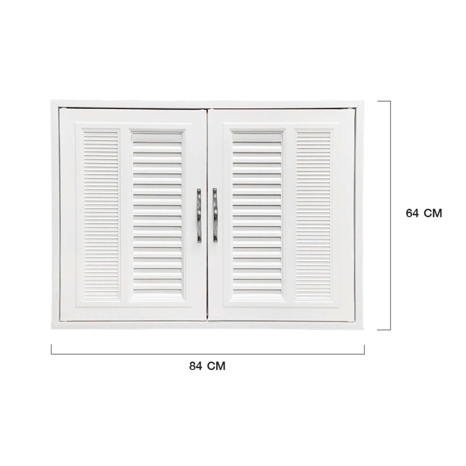 CLOSE บานซิงค์คู่ รุ่น STROM-01 ขนาด 84x10x64 ซม.สีขาว