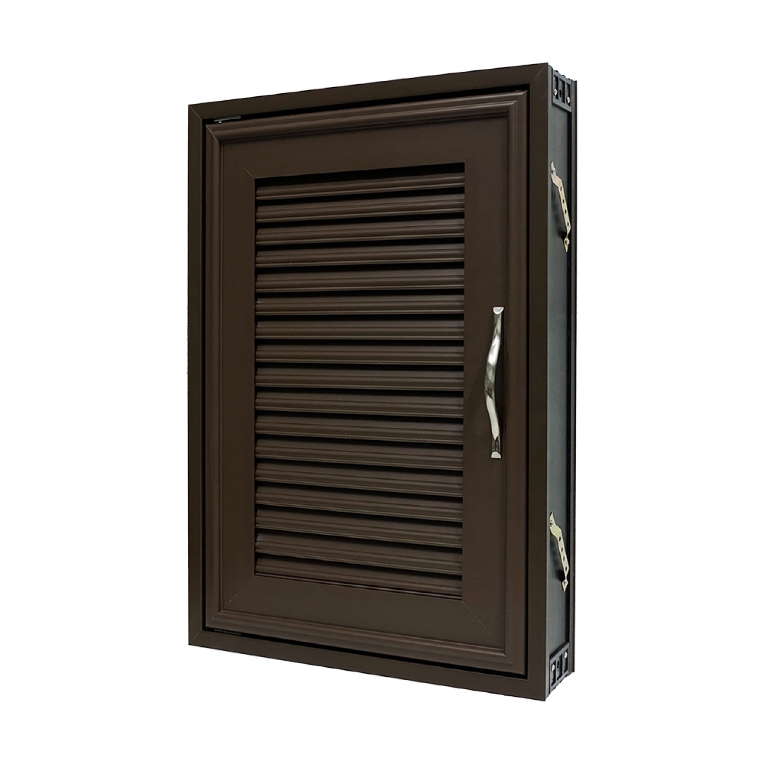 CLOSE บานซิงค์เดี่ยว UPVC รุ่น BARRON ขนาด 44x64 ซม. สีโอ๊คแดง