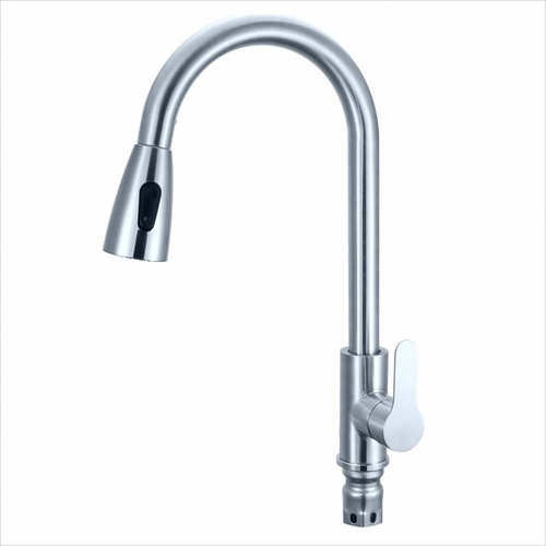Verno ก๊อกอ่างล้างจานสแตนเลส304 แบบเคาน์เตอร์  รุ่น กรีซ 95501 ขนาด 23x52x5ซม. สีเงิน