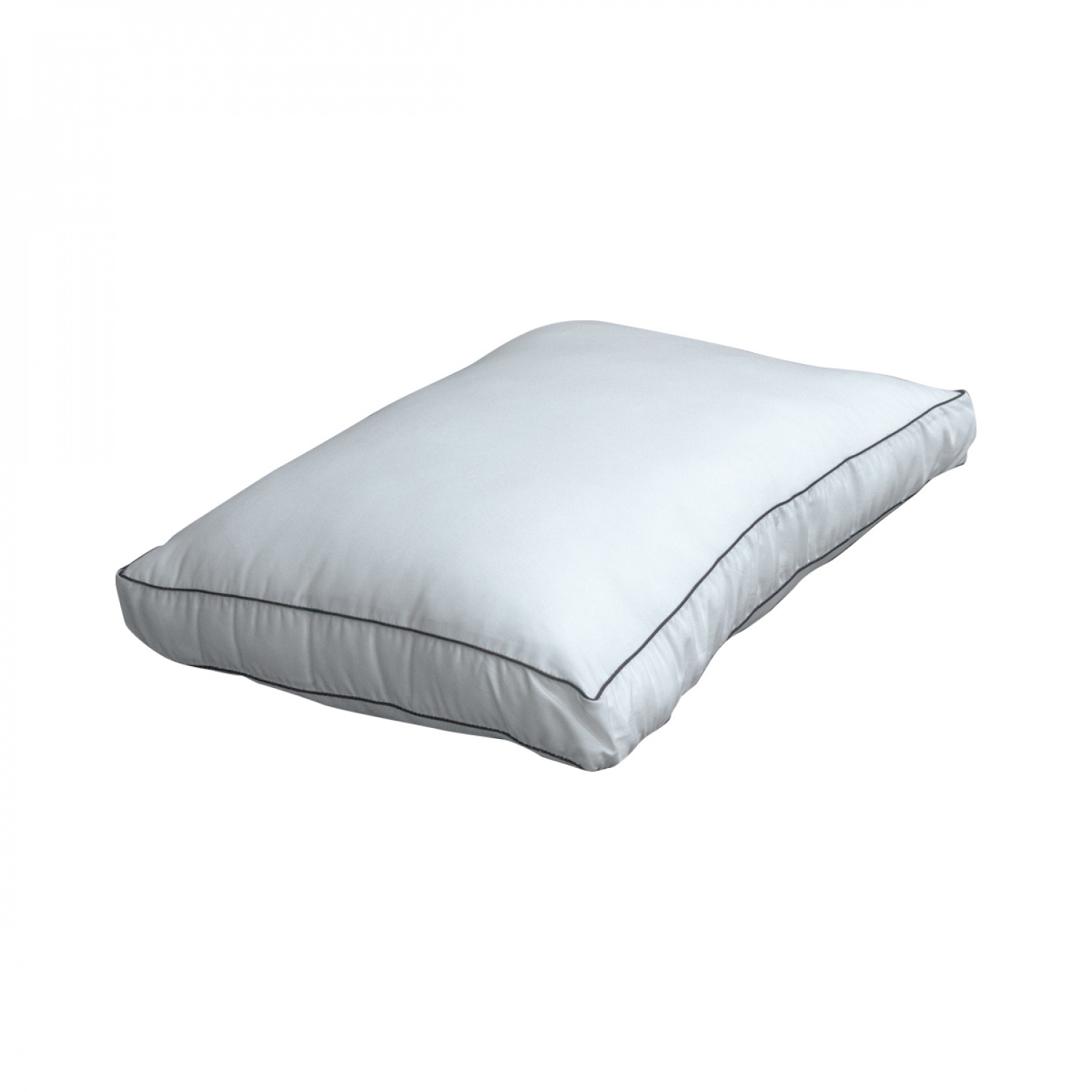 TRUFFLE หมอนหนุนขนห่านเทียมทรงมาตรฐาน 19x29 นิ้ว(เส้นใย 1600 กรัม) กุ๊นดำ 2 เส้น 