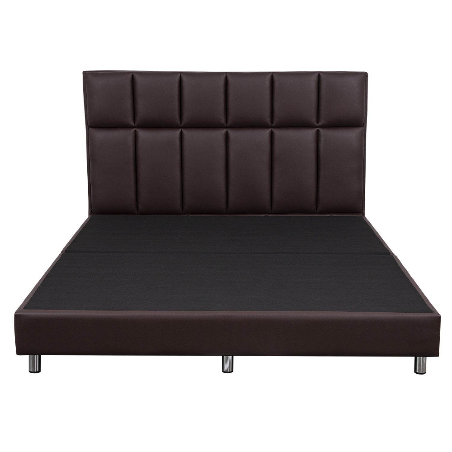 TRUFFLE เตียงนอนดีไซน์ รุ่น Supphire-L  ขนาด 6 ฟุต สีน้ำตาลเข้ม