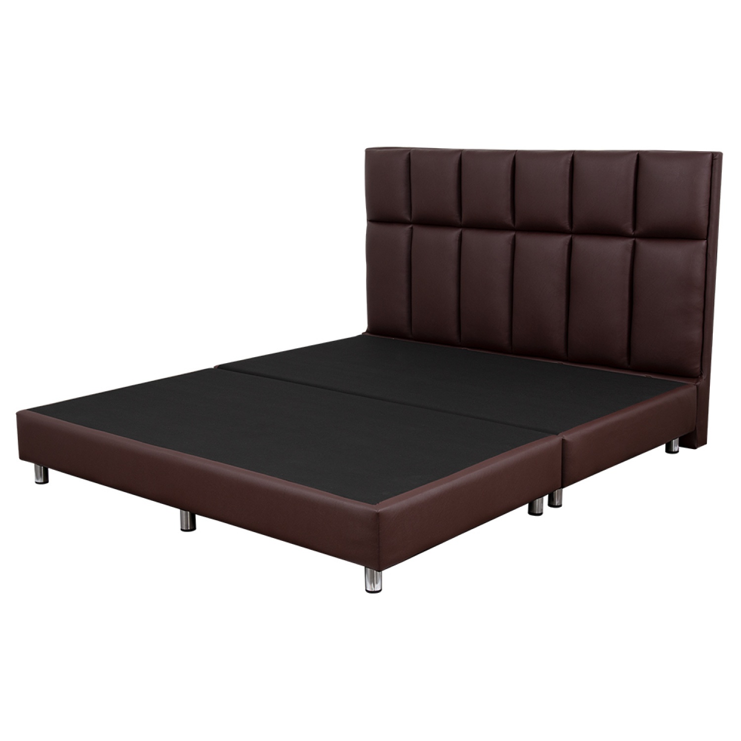 TRUFFLE เตียงนอนดีไซน์ รุ่น Supphire-L  ขนาด 6 ฟุต สีน้ำตาลเข้ม