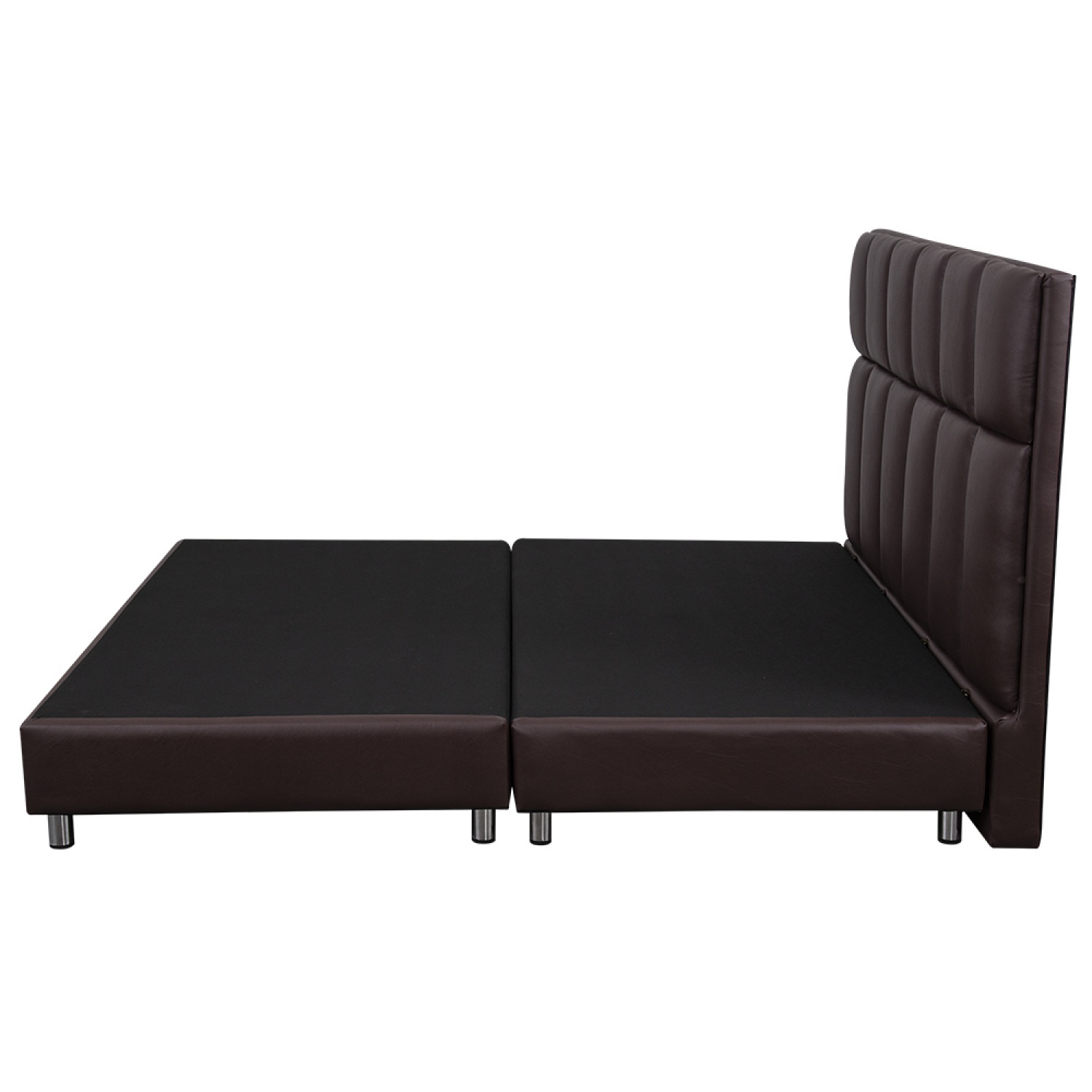 TRUFFLE เตียงนอนดีไซน์ รุ่น Supphire-L  ขนาด 6 ฟุต สีน้ำตาลเข้ม