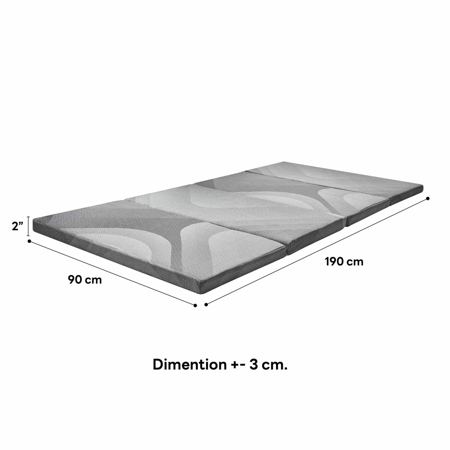 Truffle ปิกนิคใยสังเคราะห์ หนา 2 นิ้ว ขนาด 3 ฟุต