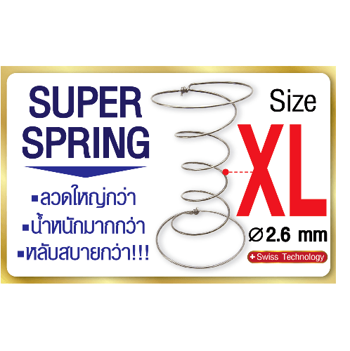 TRUFFLE ที่นอนสปริง2.6 รุ่นAura 6ฟุต หนา9