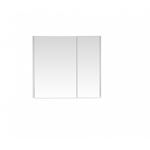 Verno ตู้กระจกแขวนผนัง 2 บาน รุ่น โมวี่ 0310-101 ขนาด 78x70cm ซม. สีขาว