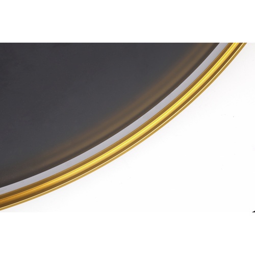 Nice  ชุดกระจกอะลูมิเนียมพร้อมชั้นวาง ทรงกลม รุ่น แองเจล่า-โกลด์ ขนาด 60X60 ซม. สีทอง