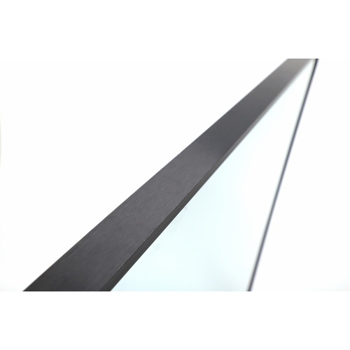 Nice ชุดกระจกอะลูมิเนียมทรงสี่เหลี่ยม 60X80 ซม. รุ่น คูปส์-แบล็ค สีดำ