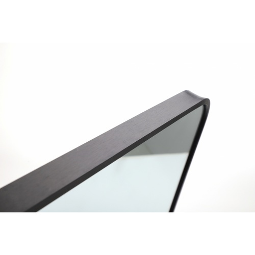 Nice ชุดกระจกอะลูมิเนียมทรงสี่เหลี่ยม 60X80 ซม. รุ่น คูปส์-แบล็ค สีดำ