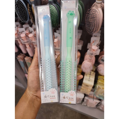 USUPSO แปรงหวีผมอุ้งเท้าแมว ขนาด 23x4.2x4.2 ซม.(#E9) 