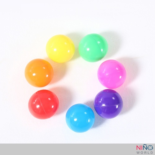NINO World ลูกบอล PE รุ่น OC001 ขนาด 5.5 ซม. คละสี 100 pcs/ชุด