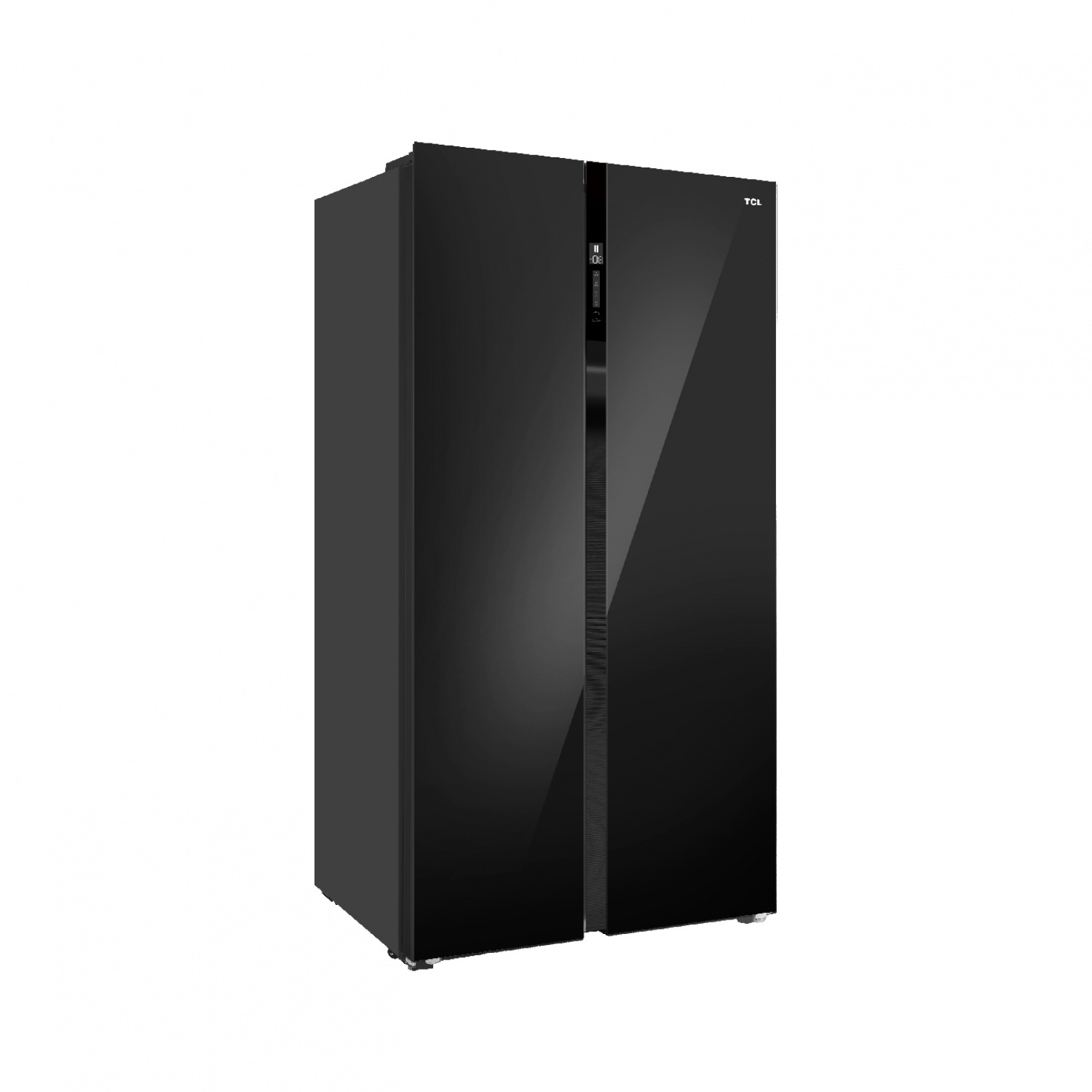TCL ตู้เย็น SIDE BY SIDE ขนาด 22.3 คิว รุ่น RT62GPSBD สีดำกระจก