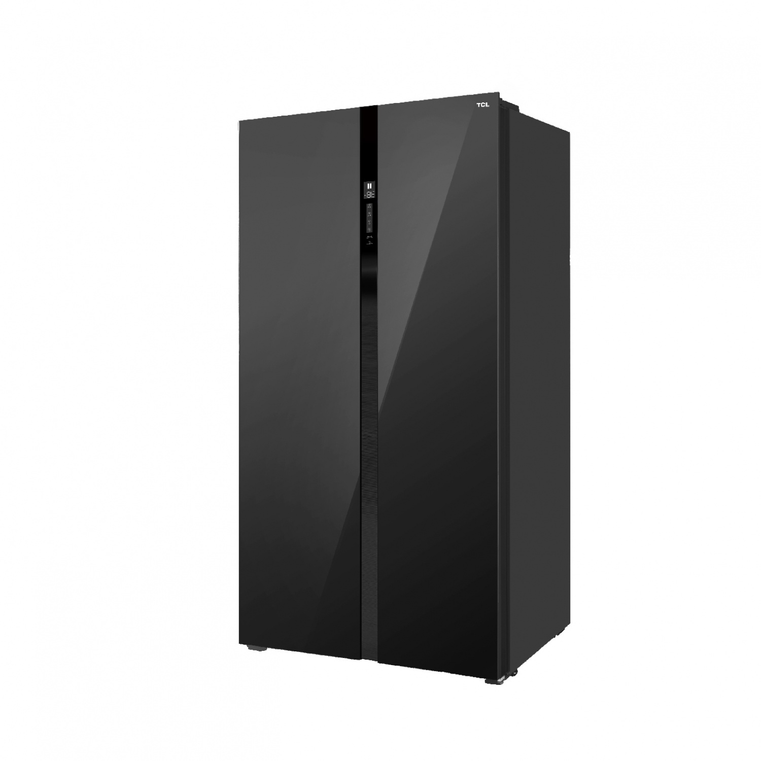TCL ตู้เย็น SIDE BY SIDE ขนาด 22.3 คิว รุ่น RT62GPSBD สีดำกระจก