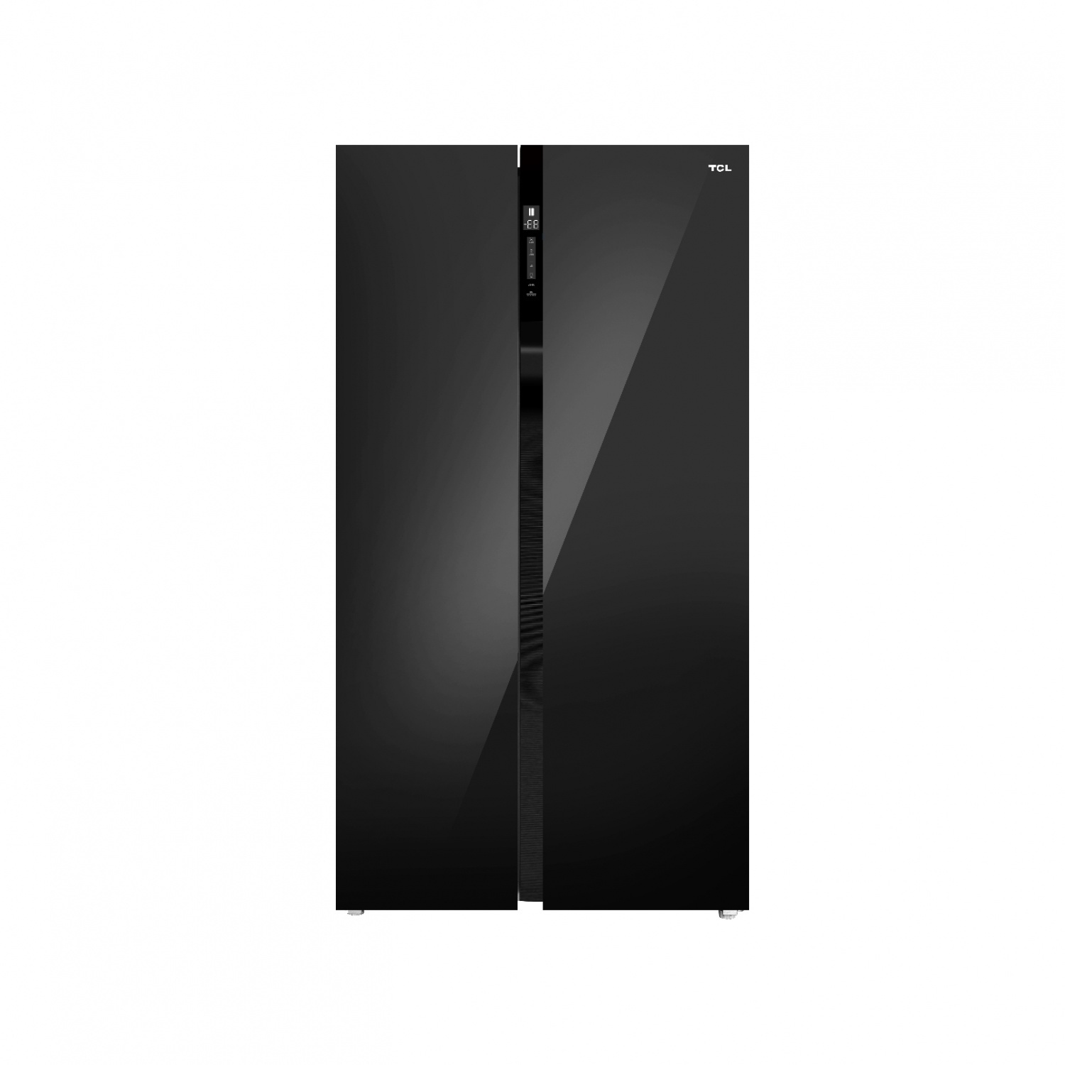 TCL ตู้เย็น SIDE BY SIDE ขนาด 22.3 คิว รุ่น RT62GPSBD สีดำกระจก