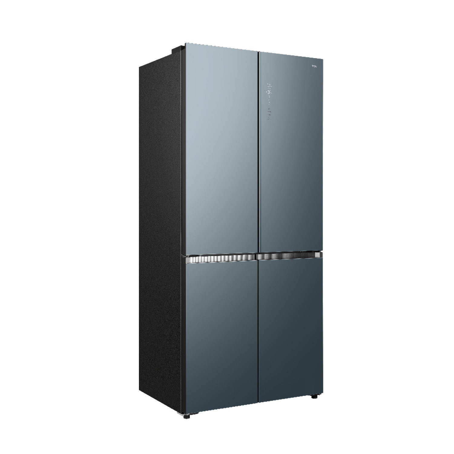 TCL ตู้เย็น 4 ประตู Free built-in 18.4 คิว RT52GCCDE  สี Glacier Blue Glass