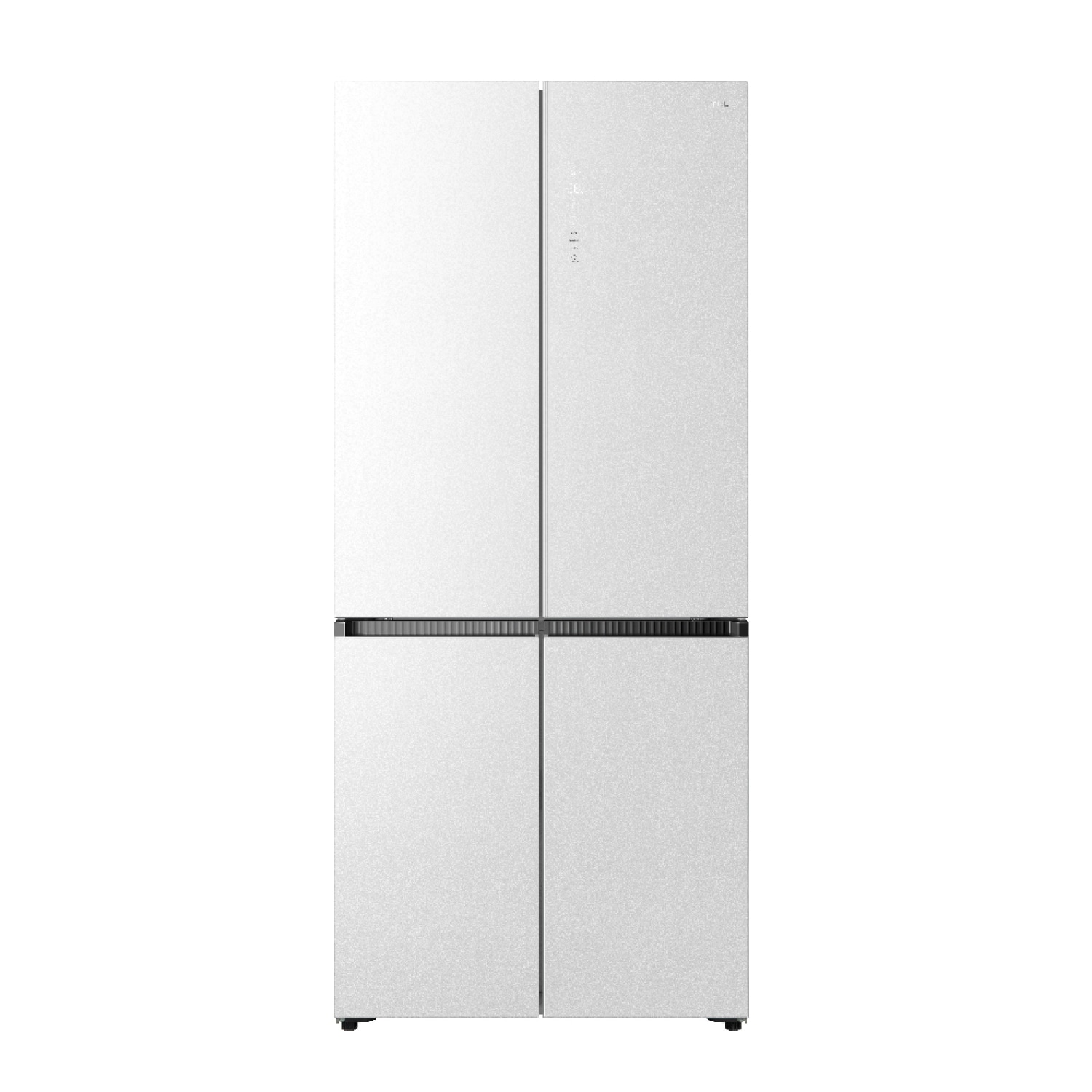 TCL ตู้เย็น 4 ประตู Free built-in 18.4 คิว RT52GCCDW  สี White Glass